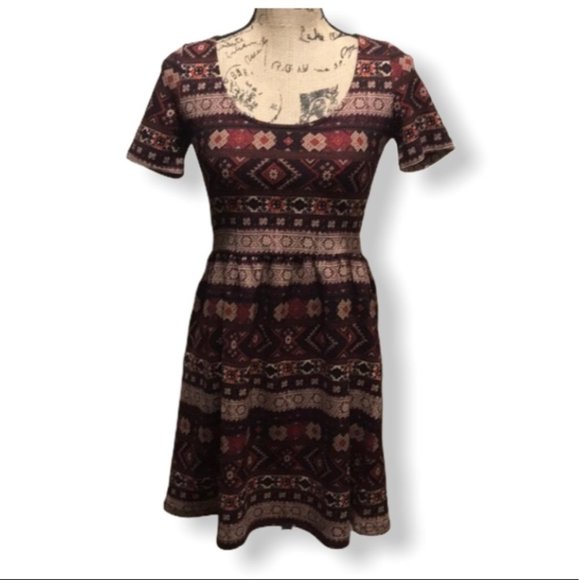{Forever 21} Tribal Print Knit Dress - Picture 1 of 6